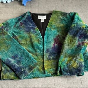 Chico's Multicolor Textured Blazer